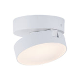 Lutec Stanos Wall or Ceiling Light 6.8W with Integrated Led 2700K to 6500K and RGB - White
